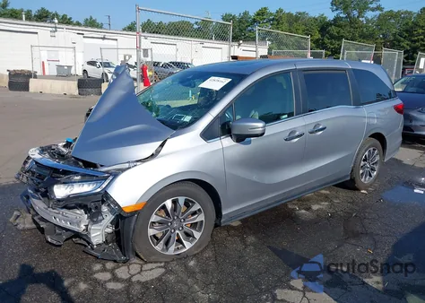2024 Honda Odyssey Ex-L from USA, damaged, VIN 5FNRL6H63RB065563